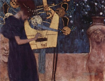 Die Musik Symbolik Gustav Klimt Ölgemälde